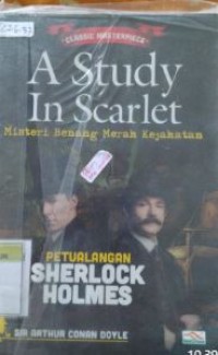 A STUDY IN SCARLET , BENANG MERAH KEJAHATAN