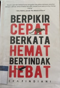 Image of BERPIKIR CEPAT BERKATA HEMAT BERTINDAK HEBAT