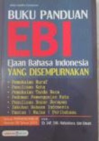 BUKU PANDUAN E B I EJAAN BAHASA INDONESIA YANG DISEMPURNAKAN